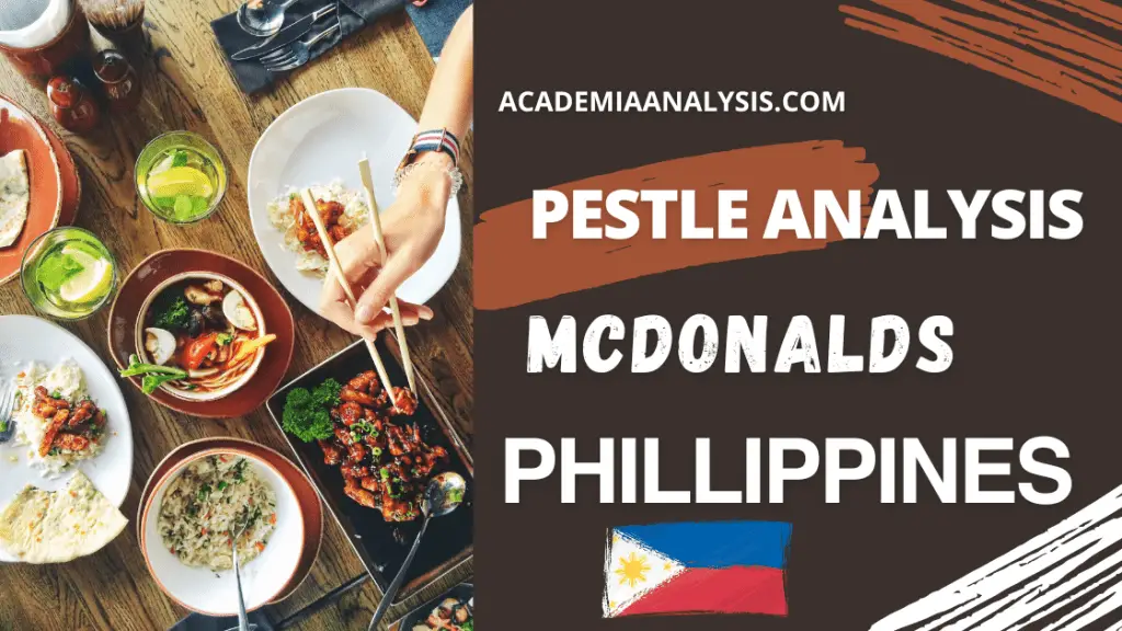 PESTLE Analysis Of Mcdonalds In Phillippines