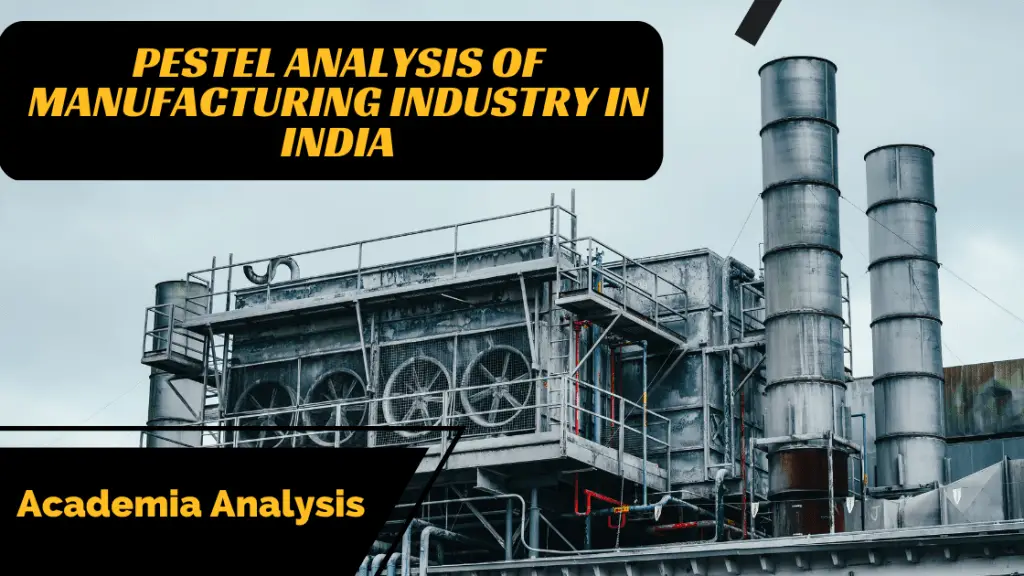Pestel Analysis of Manufacturing Industry in India