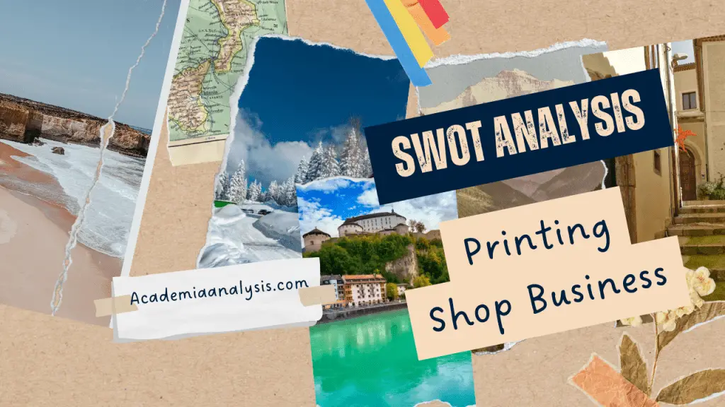 SWOT Analysis of Printing Shop Business