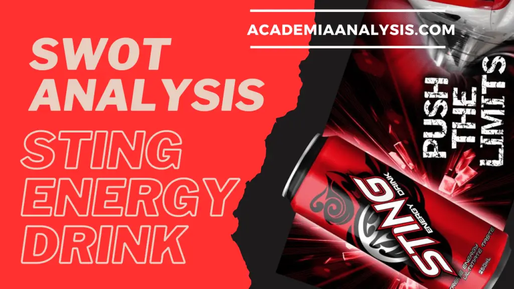 Swot Analysis of Sting Energy Drink