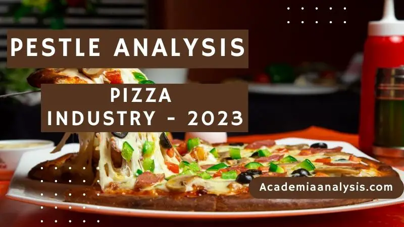 PESTLE Analysis of Pizza Industry - 2023